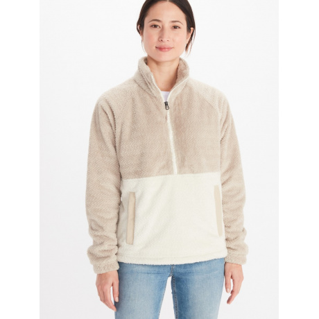 Пуловер женский Marmot Homestead Fleece 1/2 Zip | Sandbar/Papyrus | Вид 1