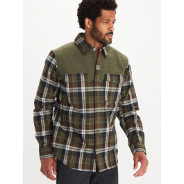 Рубашка мужская Marmot Needle Peak Midwt Flannel | Crocodile/Nori | Вид 1