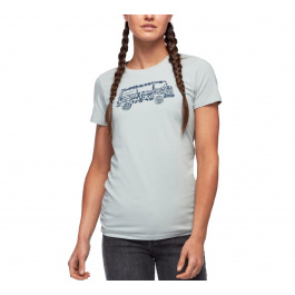 Футболка женская Black Diamond W SS VANTASTIC TEE | Silver Sage | Вид 1