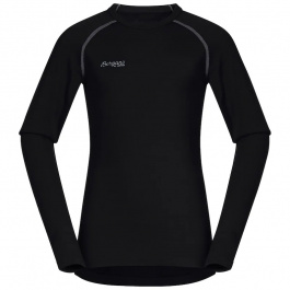 Термобелье детское Bergans Akeleie Youth Shirt | Black | Вид спереди