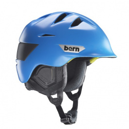 Горнолыжный шлем Bern Kingston Zipmold | Satin Cyan Blue | Вид 1