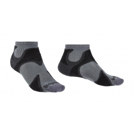 Носки мужские Bridgedale Ultra Light T2 Merino Cool Comfort Ankle | Gunmetal/Black | Вид 1