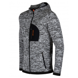 Толстовка мужская DRYHEAT MAN HOODY FULL ZIP IGUAZU' | GREY | Вид 1