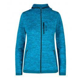 Толстовка женская DRYHEAT LADY HOODY FULL ZIP TUGELA | TURQUOISE | Вид 1