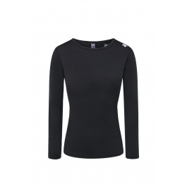 Термобелье женское Descente WOMEN'S BASE LAYER TOP | Black | Вид 1