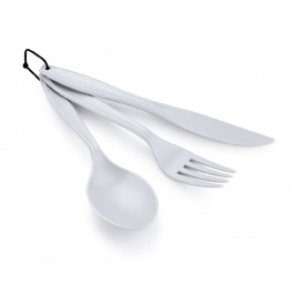 Набор столовых приборов GSI 3 PC. RING CUTLERY SET | Eggshell | Вид 1