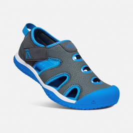 Сандалии детские KEEN Stingray Y | Magnet/Brilliant Blue | Вид 1