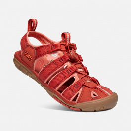 Сандалии женские KEEN Clearwater CNX  | Dark Red/Coral | Вид 1