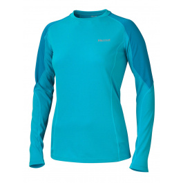 Термобелье женское Marmot Wm's ThermalClime Pro LS Crew | Sea Breeze/Aqua Blue | Вид 1