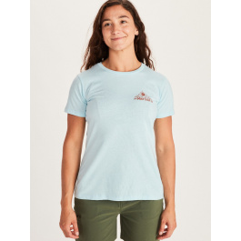 Футболка женская Marmot Wm's Arrow Tee SS | Corydalis Blue Heather | Вид 1