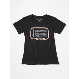 Футболка женская Marmot Wm's Ascender Tee SS | Charcoal Heather | Вид 1