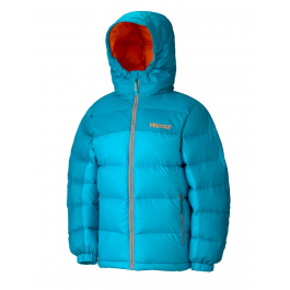 Куртка детская Marmot Girl'S Guides Down Hoody | Sea Glass/Sea Green | Вид 1