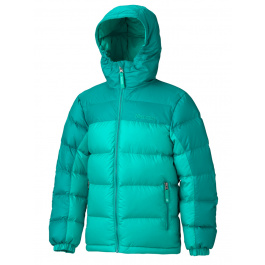 Куртка детская Marmot Girl'S Guides Down Hoody | Lush/Emerald Green | Вид 1