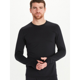 Термобелье мужское Marmot Polartec Baselayer LS Crew | Black | Вид 1