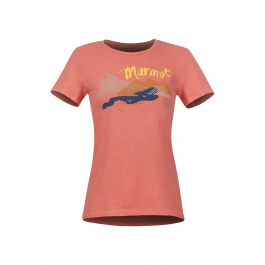 Футболка Marmot Wm's Esterel Tee SS | Flamingo Heather | Вид 1