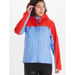 Куртка женская Marmot Wm's Mitre Peak GORE TEX Jkt | Victory Red/Getaway Blue | Вид 1