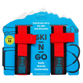 Приспособление для переноски лыж SKI-N-GO Связки для горных лыж SKI-N-GO | Red | Вид 1