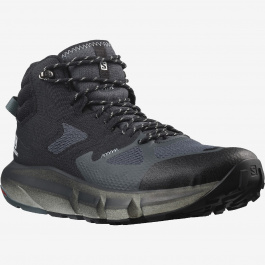 Ботинки мужские Salomon PREDICT HIKE MID GTX | Ebony/Black/Stormy Weather | Вид 1